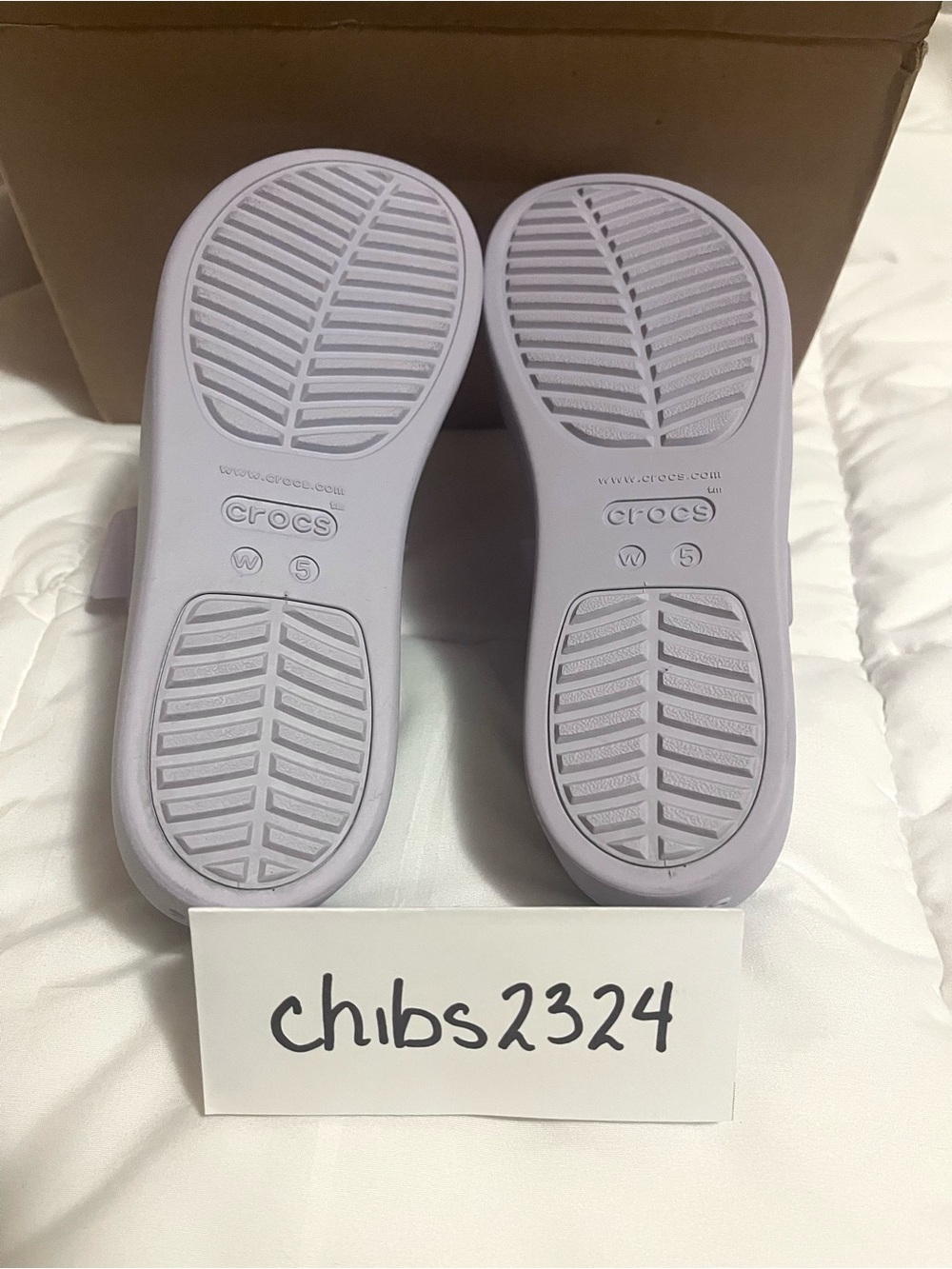 Crocs Brooklyn Buckle Low Wedge Purple Moon 210980-5BR Women's - Picture 6 of 6